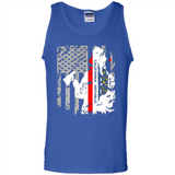 Paradise California Firefighter Thin Red Line Funds Youth T-Shirt PINGPONG - Tank Top