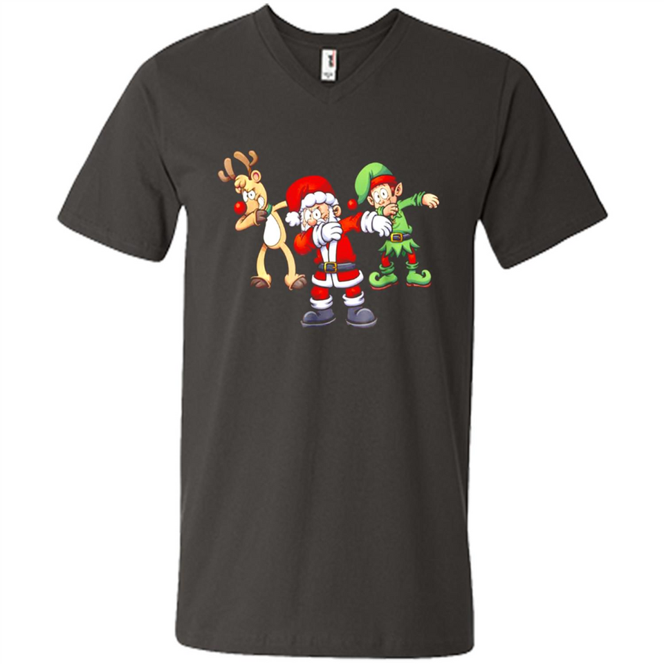 Dabbing Santa - Men's V-Neck