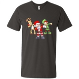 Dabbing Santa - Men's V-Neck