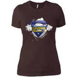 Denver Nuggets And Superman Fans - Ladies' Boyfriend T-Shirt
