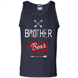 Brother Shirt Buffalo Plaid Family Camping Bear Tee - Tank Top
