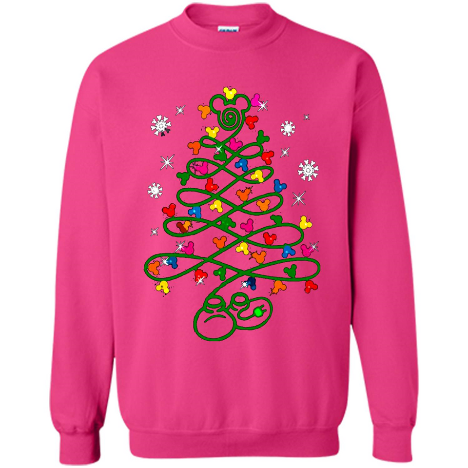 Mickey Mouse Christmas Tree ugly sweater PINGPONG