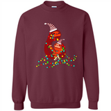 Christmas Lights Sloth Long Sleeve Santa Sloth - Sweatshirt