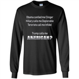 Obama Called Me Clinger Trump Calls Me American