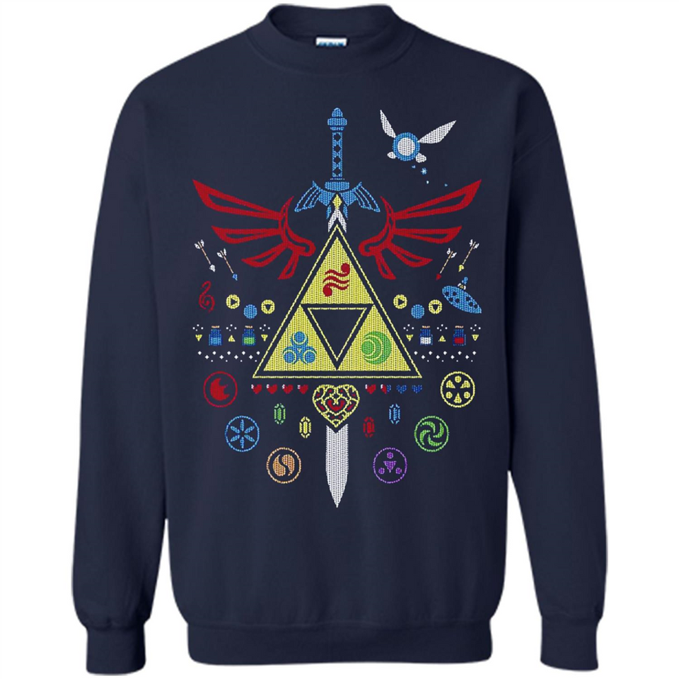 Song of Christmas Time the Legend of Zelda Ugly Sweater Perfect Christmas - Sweatshirt