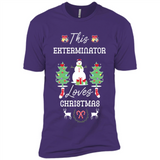 This Exterminator Loves Christmas Tree Shirt with Snowman