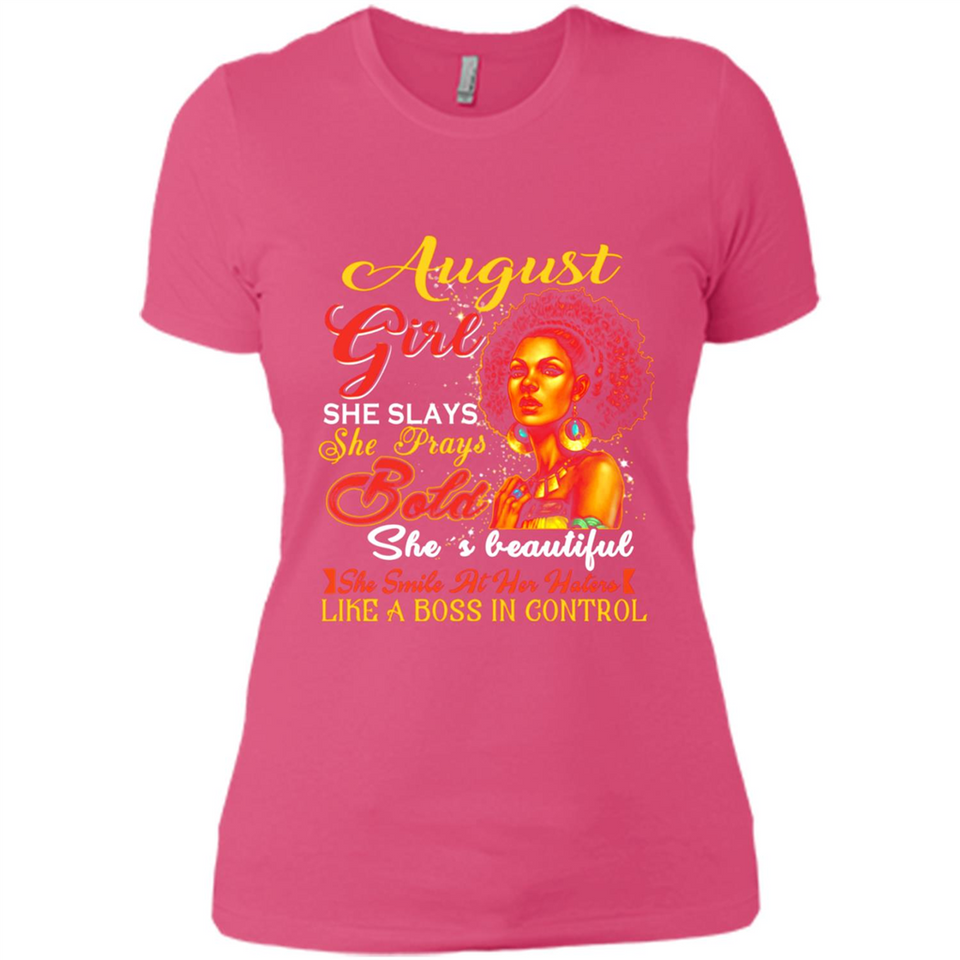 August Girl She Slays She Prays Beautiful Birthday PINGPONG