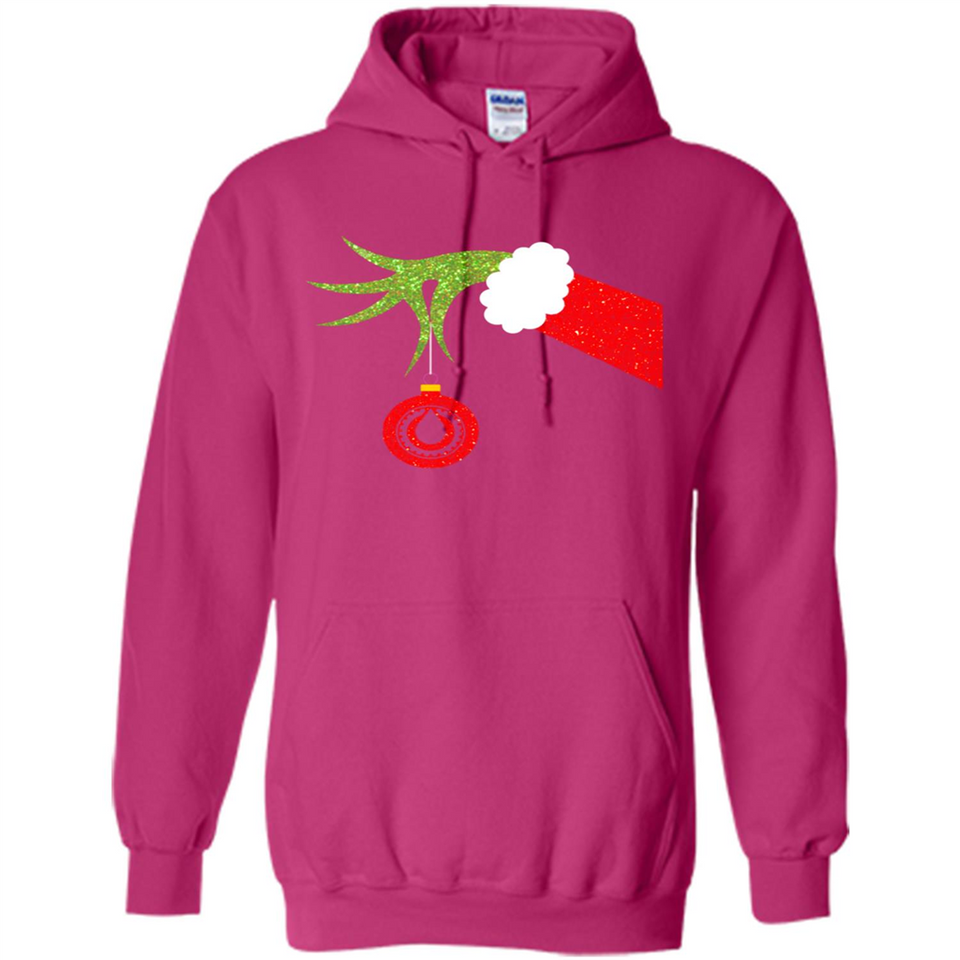 Funny Grinch Hand Holding Oiler Ornament Christmas PING PONG