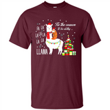 Llama Tis the season to be slothy Christmas sweatshirt PINGPONG - Shirt