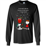 It’s Not What’s Under The Christmas Tree Snoopy Charlie Brown PING PONG