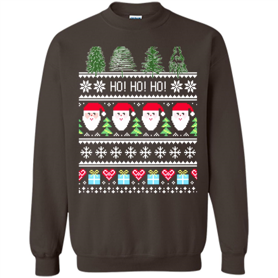 Ugly Merry Christmas Tree Santa Snowflakes