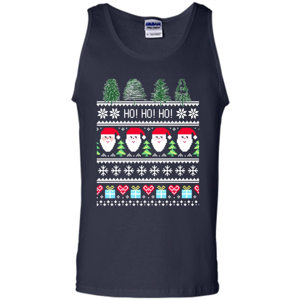 Ugly Merry Christmas Tree Santa Snowflakes