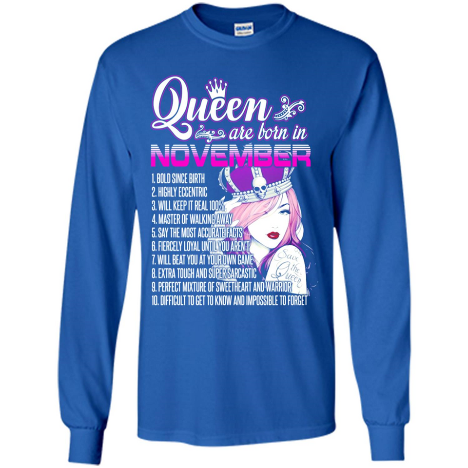 Queens Are Born In November Vintage Birthday