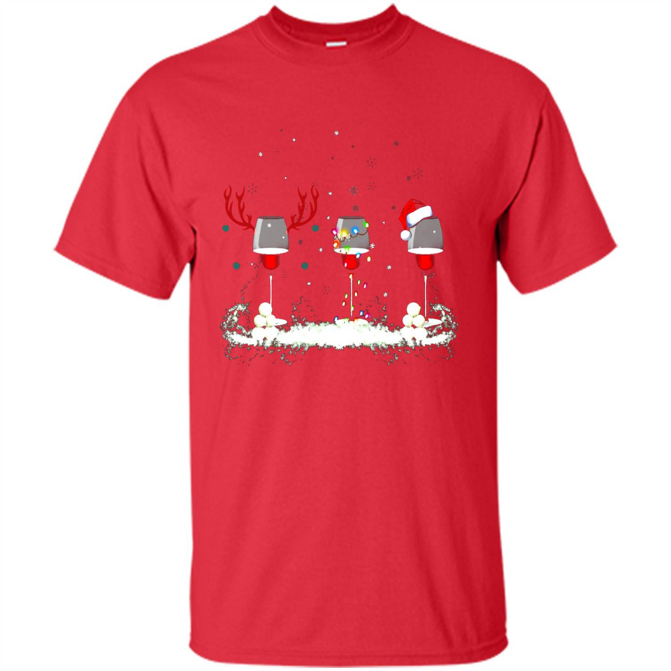 Christmas Red Wine - Merry Xmas T-Shirt - Shirt