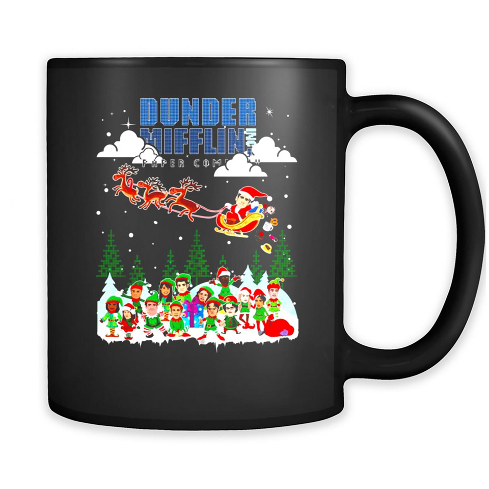 NBC The Office Dunder Mifflin Ugly Christmas Sweater PINGPONG