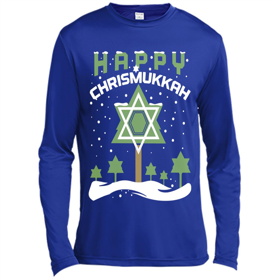 Happy Chrismukkah - Canvas Long Sleeve T-Shirt