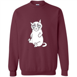 annoyed kitty touchy kitty grouchy ball of fur noody kitty PING PONG