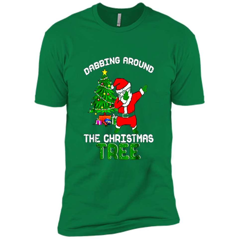 Christmas Dabbing Santa - Premium Short Sleeve T-Shirt