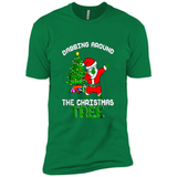 Christmas Dabbing Santa - Premium Short Sleeve T-Shirt