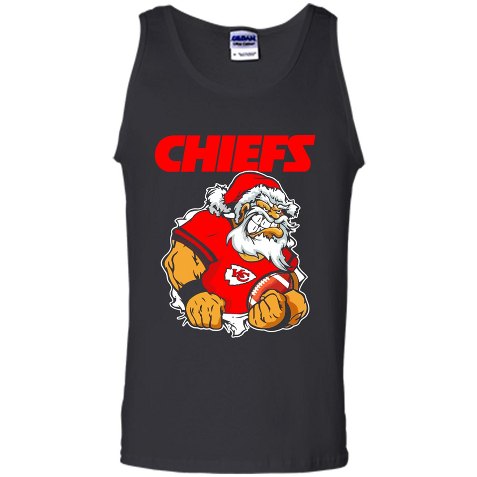 Grumpy Santa Claus Kansas City Chiefs Football Team PINGPONG