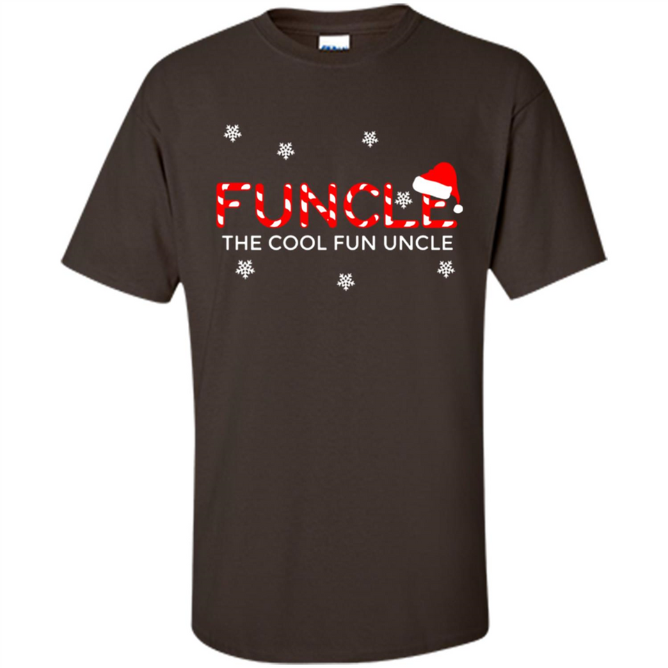 Mens Christmas Funcle The Cool Fun Uncle Definition Xmas - Shirt