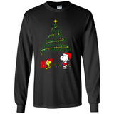 Snoopy Christmas Tree T-Shirt - Long Sleeve T-Shirt