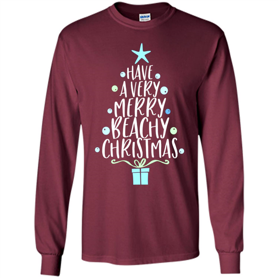 Have A Very Merry Beachy Xmas Vacation - Long Sleeve T-Shirt