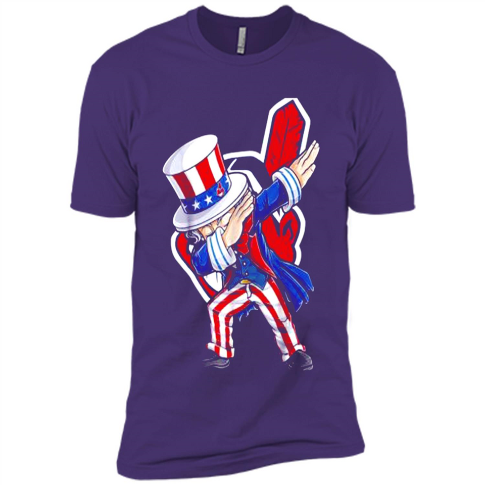 MLB CLEVELAND INDIANS UNCLE SAM DABBING INDEPENDENCE DAY