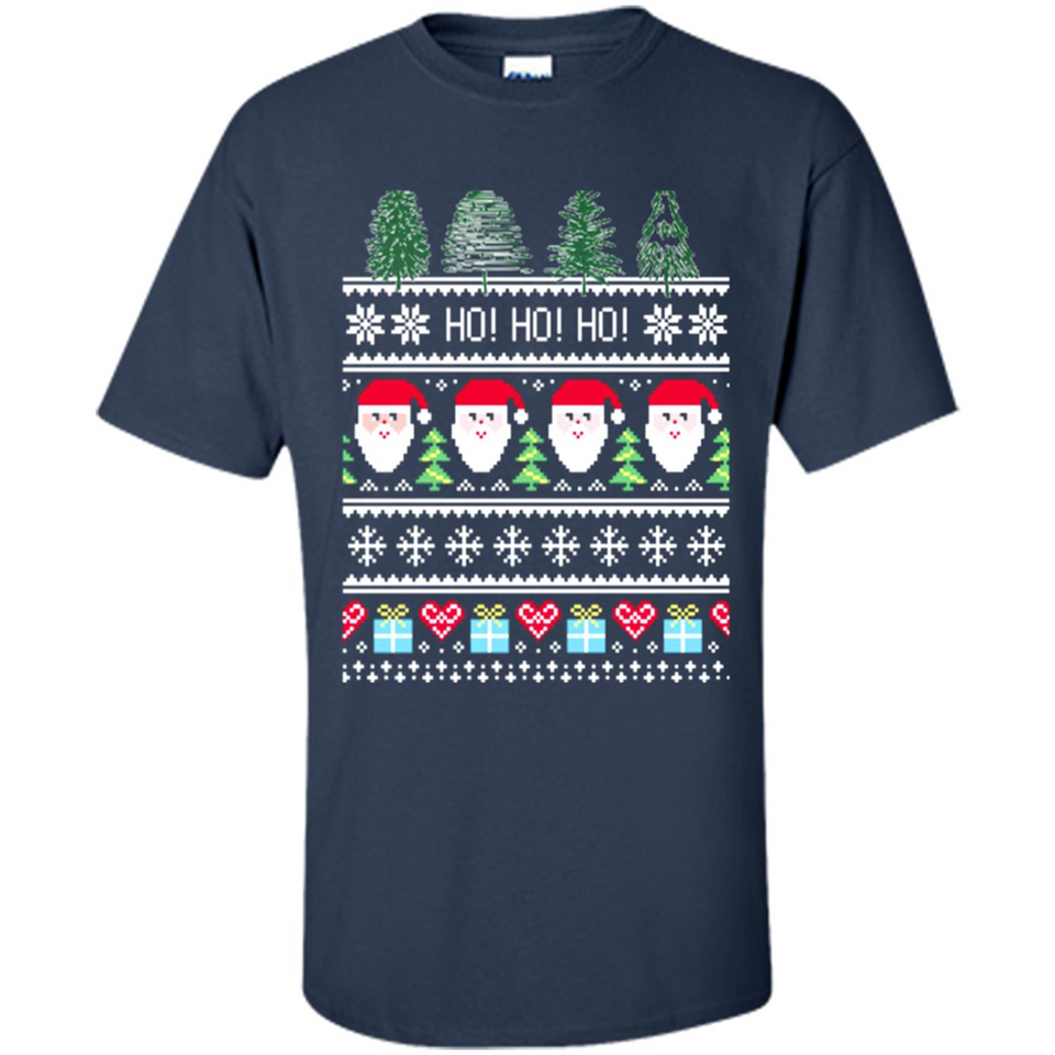 Ugly Merry Christmas Tree Santa Snowflakes
