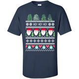 Ugly Merry Christmas Tree Santa Snowflakes