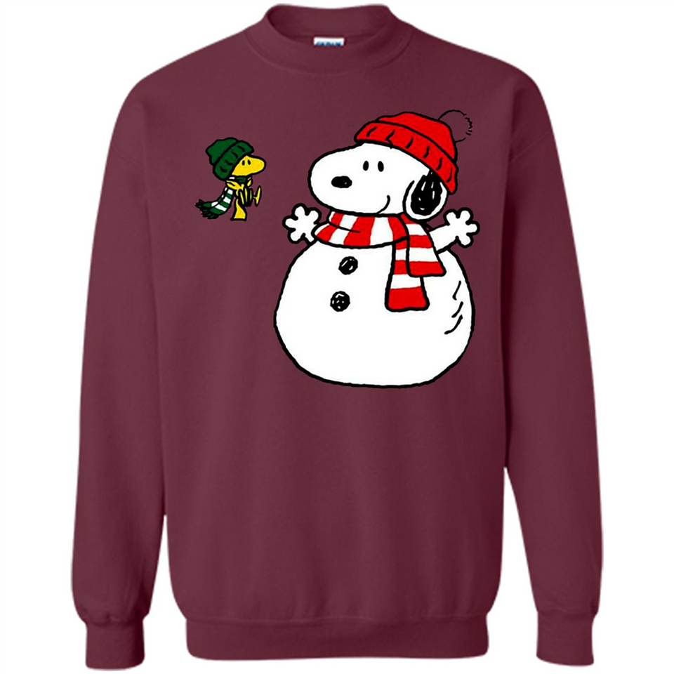 Snoopy Snowman Christmas