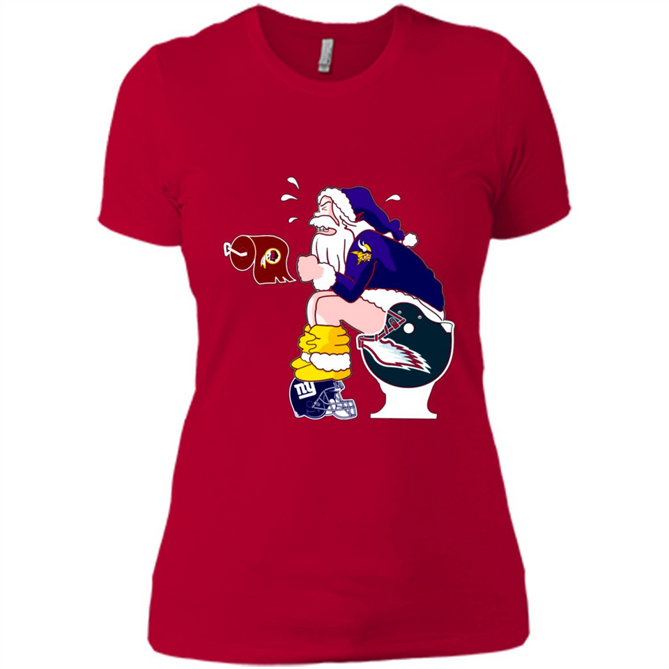 Minnesota Vikings Toilet Santa Claus PINGPONG