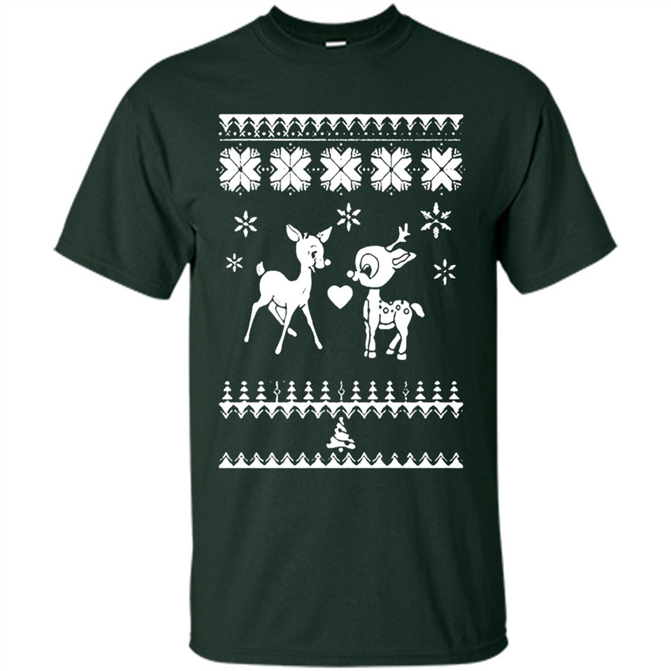 Rudolph and Clarice Ugly Christmas Sweater - Shirt