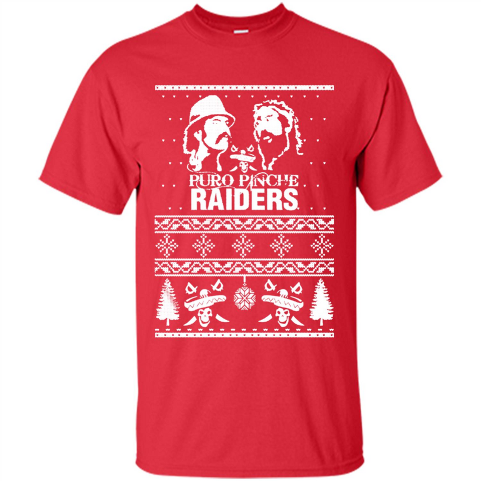 Puro Pinche Raiders Ugly Christmas Sweater - Shirt
