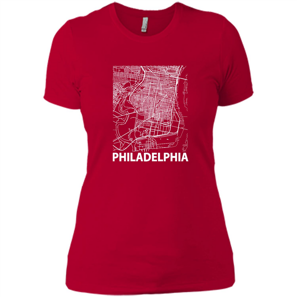 Philadelphia Pennsylvania City Map Souvenir