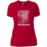 Philadelphia Pennsylvania City Map Souvenir