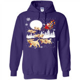 Christmas Santa Golden Retriever Sleigh For Labrador Retriever