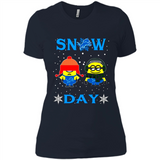 Snow Day Shirt For Detroit Lions Vs Minion Fans pingpong