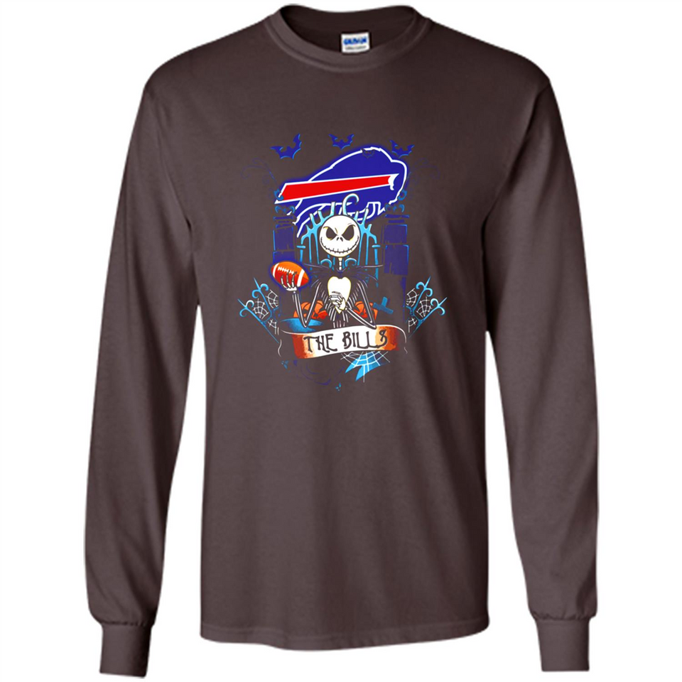 Buffalo Bills Halloween The Nightmare Before Christmas - Long Sleeve T-Shirt