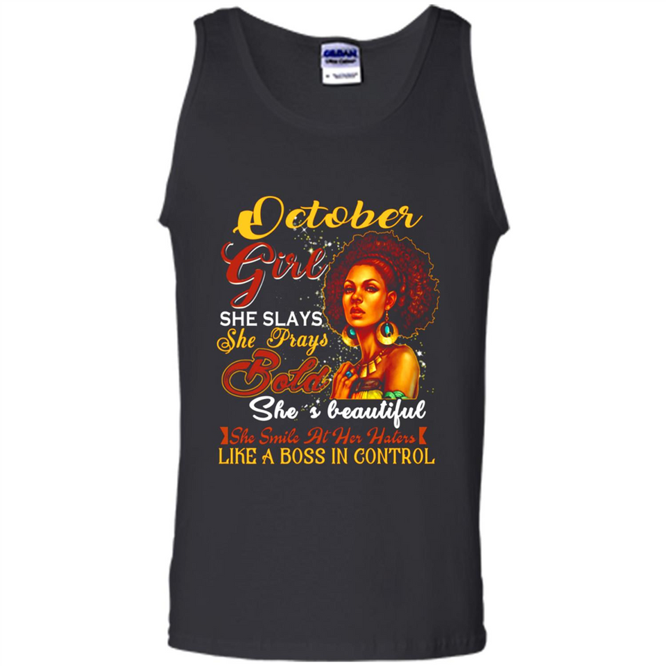 October Girl She Slays She Prays Beautiful Birthday PINGPONG