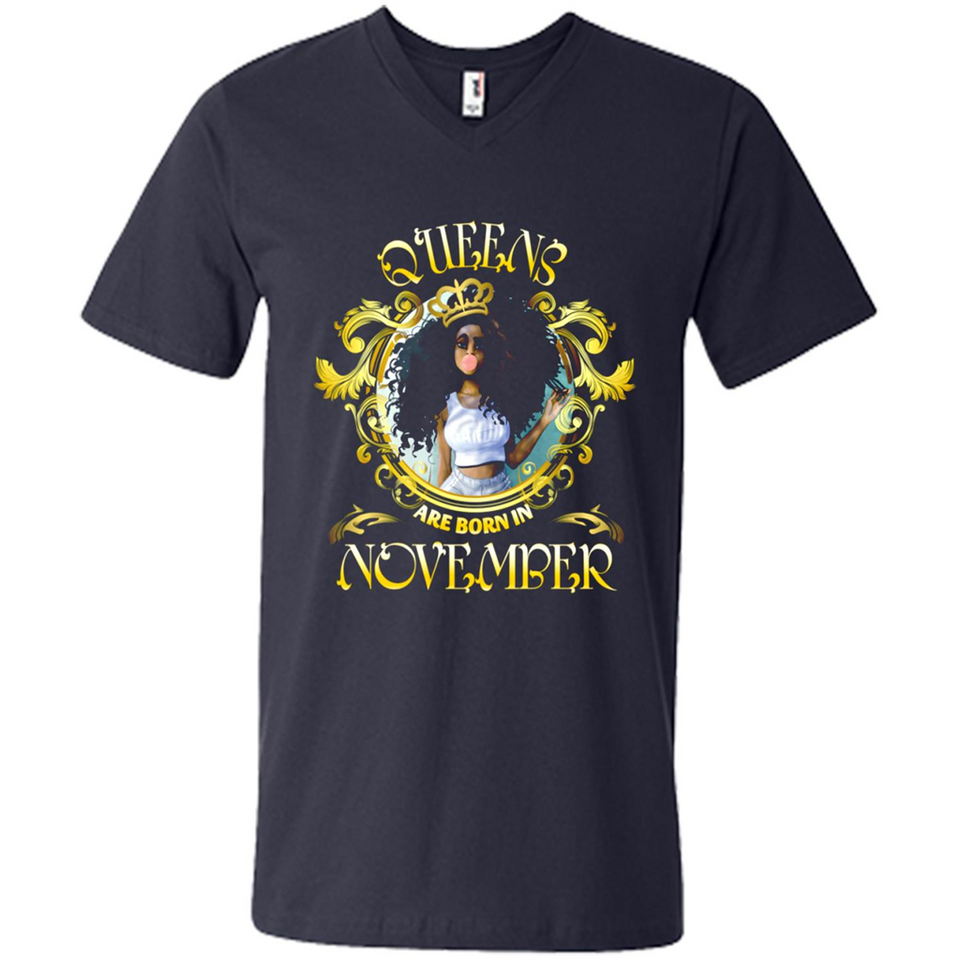 Queens Are Born In November Gold Girl