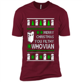 Merry Christmas You Filthy Whovian ugly sweater PINGPONG