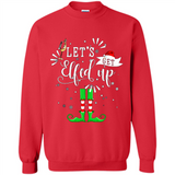 Let's Get Elfed Up Funny Drinking Wine Christmas Elf PINGPONG