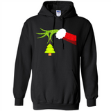 Funny Grinch Hand Holding Christmas Tree Ornament Christmas PING PONG