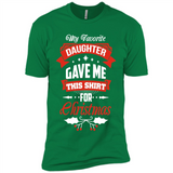 My Favorite Daughter Gave Me This Shirt For Christmas Gift - Premium Short Sleeve T-Shirt