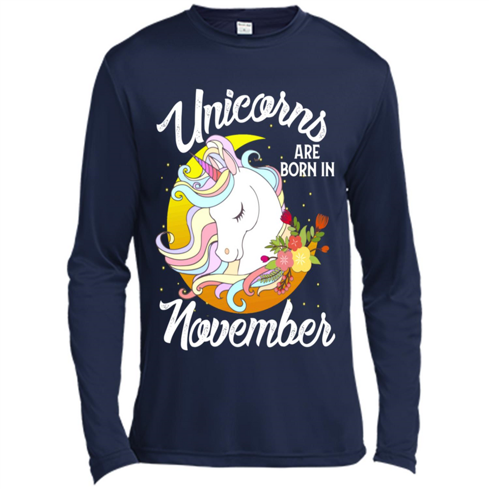 Unicorns Are Born In November Magical Rainbow