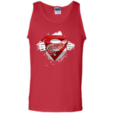 Detroit Red Wings And Superman Fans - Tank Top