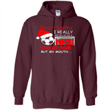 Dear Santa I Really Did Try To Be A Nice Soccer Mom Sweatshirt - Hoodie
