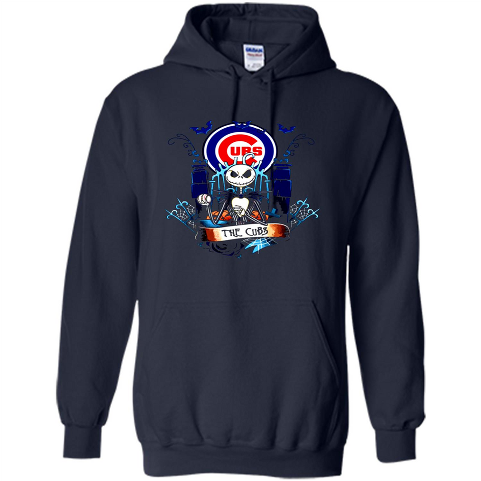 Chicago Cubs Halloween The Nightmare Before Christmas - Hoodie