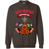 New Orleans Saints NFL Reindeer Funny Merry Christmas And Happy New Year